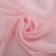 10M/M Pink Lightweight Silk Chiffon Yoryu Fabric Yoryu Chiffon Silk Crinkle